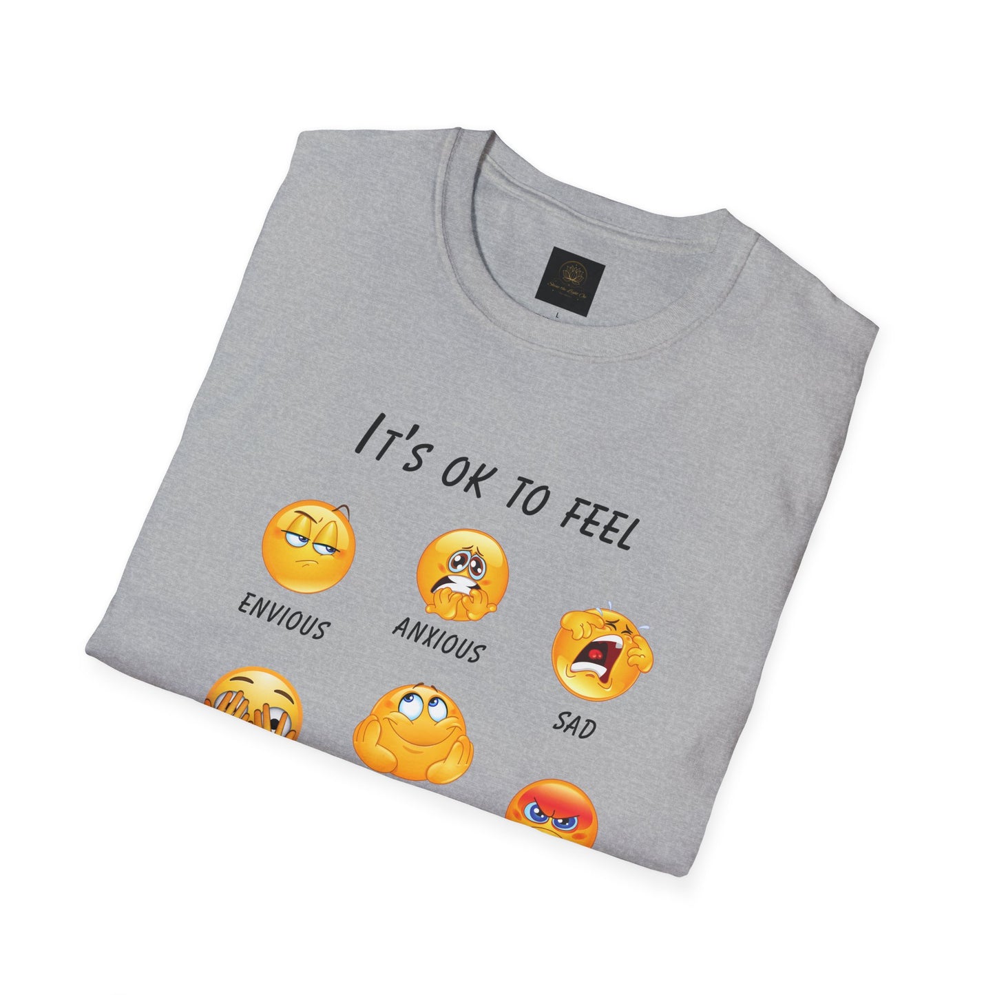 Emotional Awareness T-Shirt, Feelings Tee, Unisex Graphic Tee, Comfortable Everyday Wear, Gift for Friends and Family