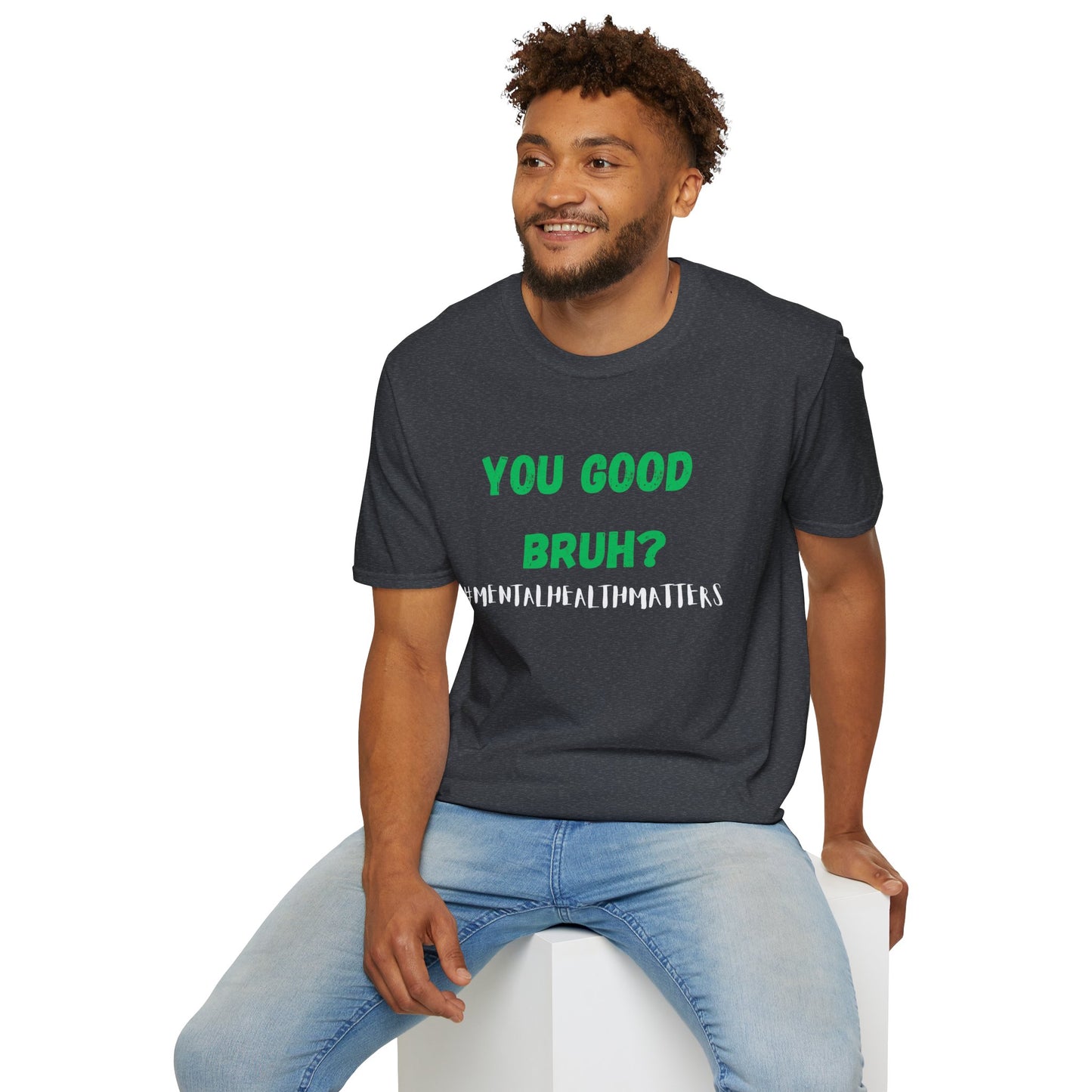 Mental Health Matters T-Shirt, Unisex Softstyle Tee, Casual Wear, Self-Care Apparel, Gift for Friends, Awareness Shirt