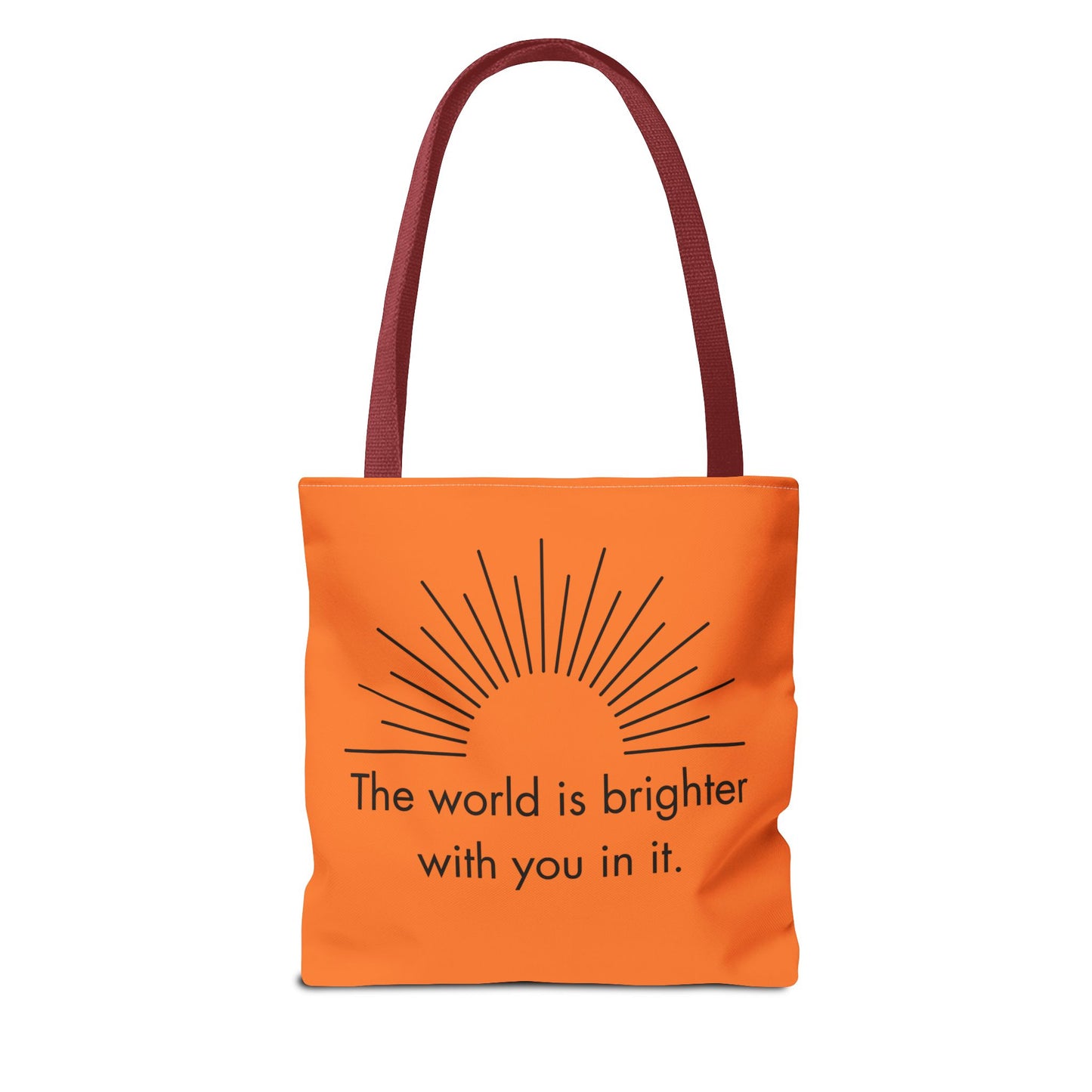 Sunrise Inspiration Tote Bag - Motivational Quote, Beach Bag, Gift for Her, Eco-Friendly Shopping, Summer Vibes