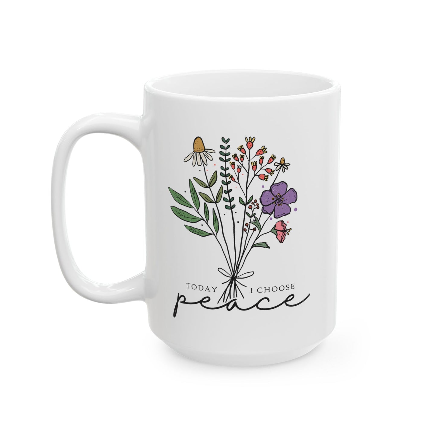 Ceramic I Choose Peace Mug
