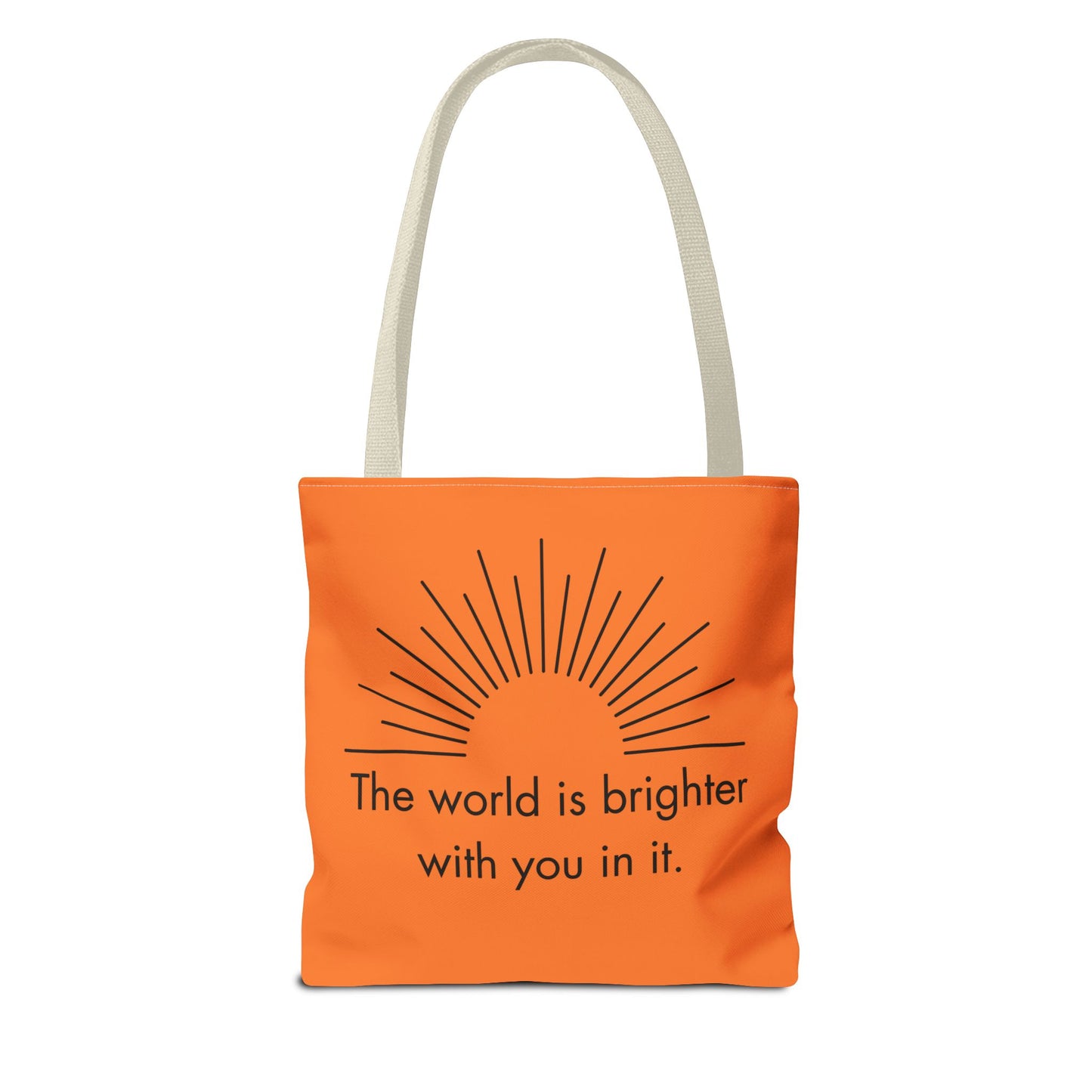 Sunrise Inspiration Tote Bag - Motivational Quote, Beach Bag, Gift for Her, Eco-Friendly Shopping, Summer Vibes