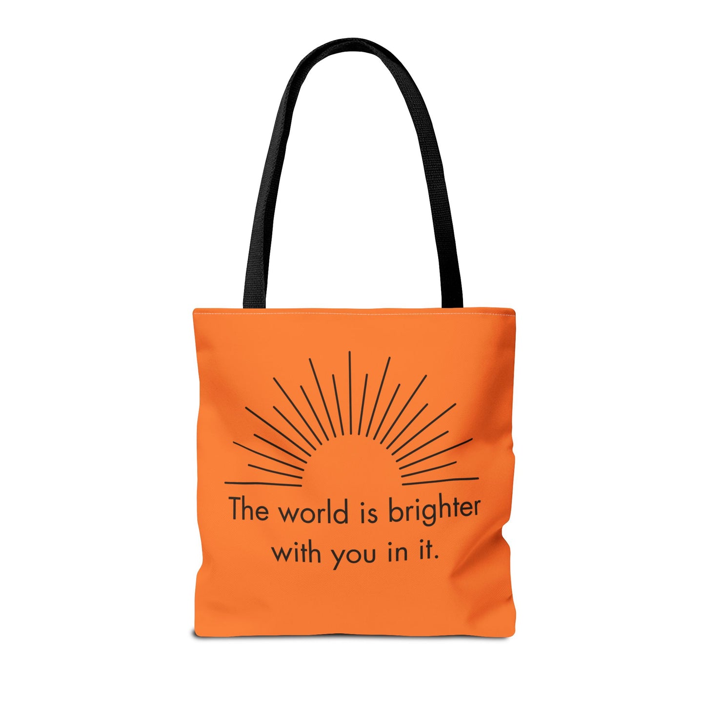 Sunrise Inspiration Tote Bag - Motivational Quote, Beach Bag, Gift for Her, Eco-Friendly Shopping, Summer Vibes