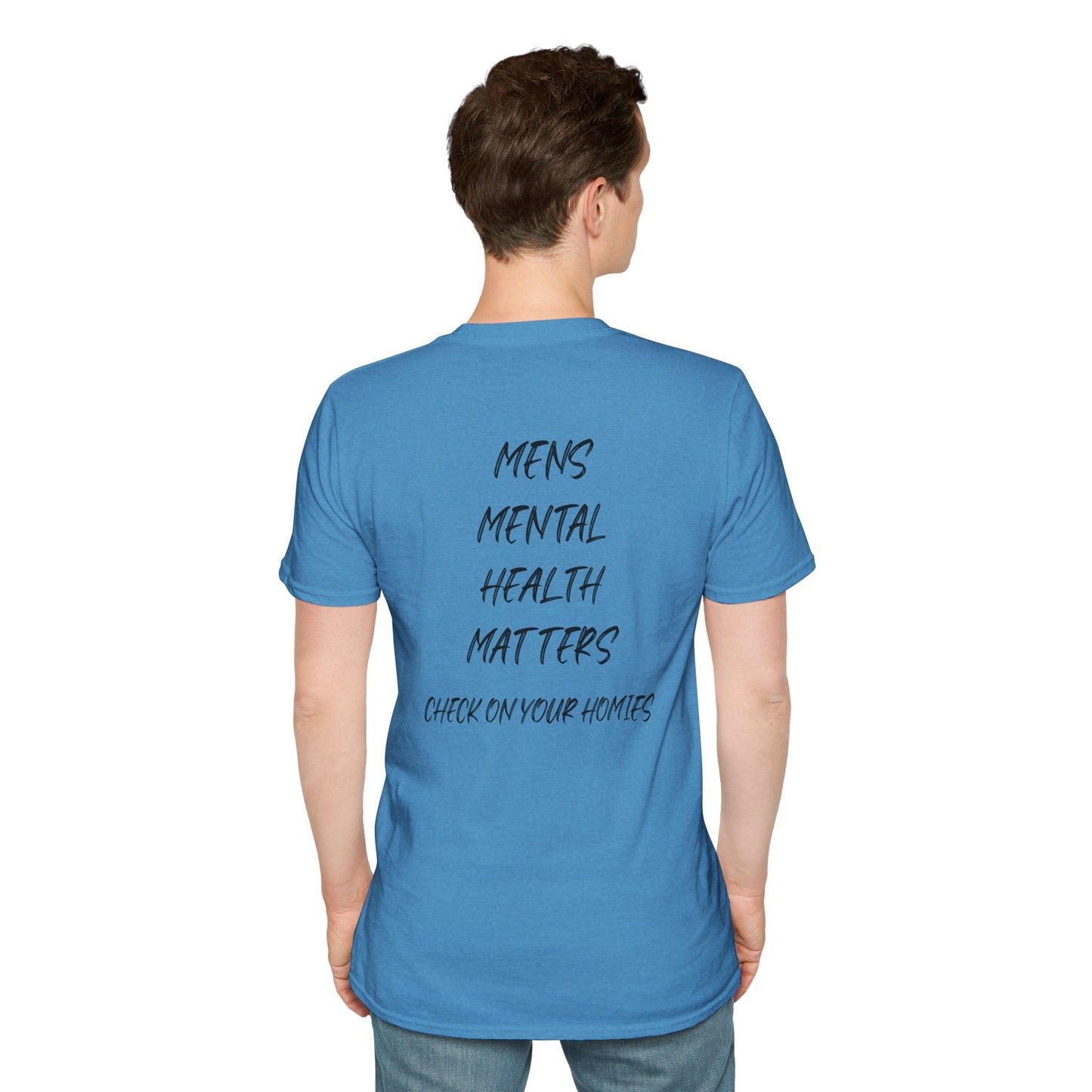 Men's Mental Health Awareness T-Shirt, Unisex Tee, Casual Wear, Gift for Friends, Self-Care Reminder, Everyday Comfort