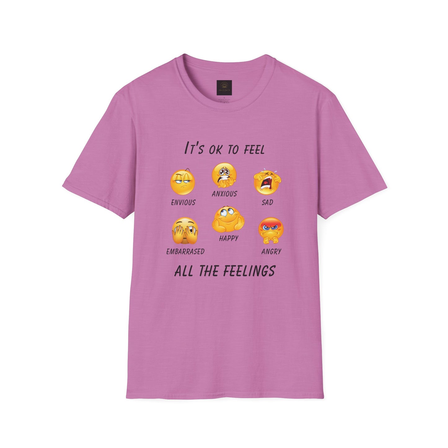 Emotional Awareness T-Shirt, Feelings Tee, Unisex Graphic Tee, Comfortable Everyday Wear, Gift for Friends and Family