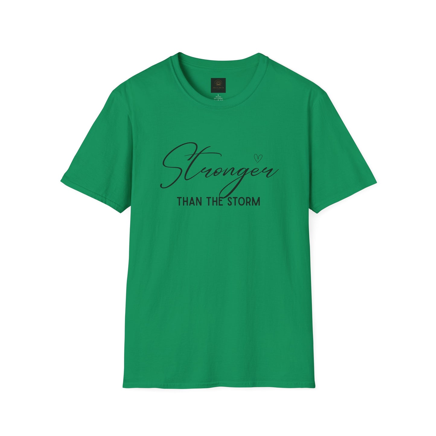 Stronger Than the Storm Motivational Unisex T-Shirt, Inspirational Tee, Gift for Her, Strength Quote Shirt, Uplifting Apparel, Casual Wear