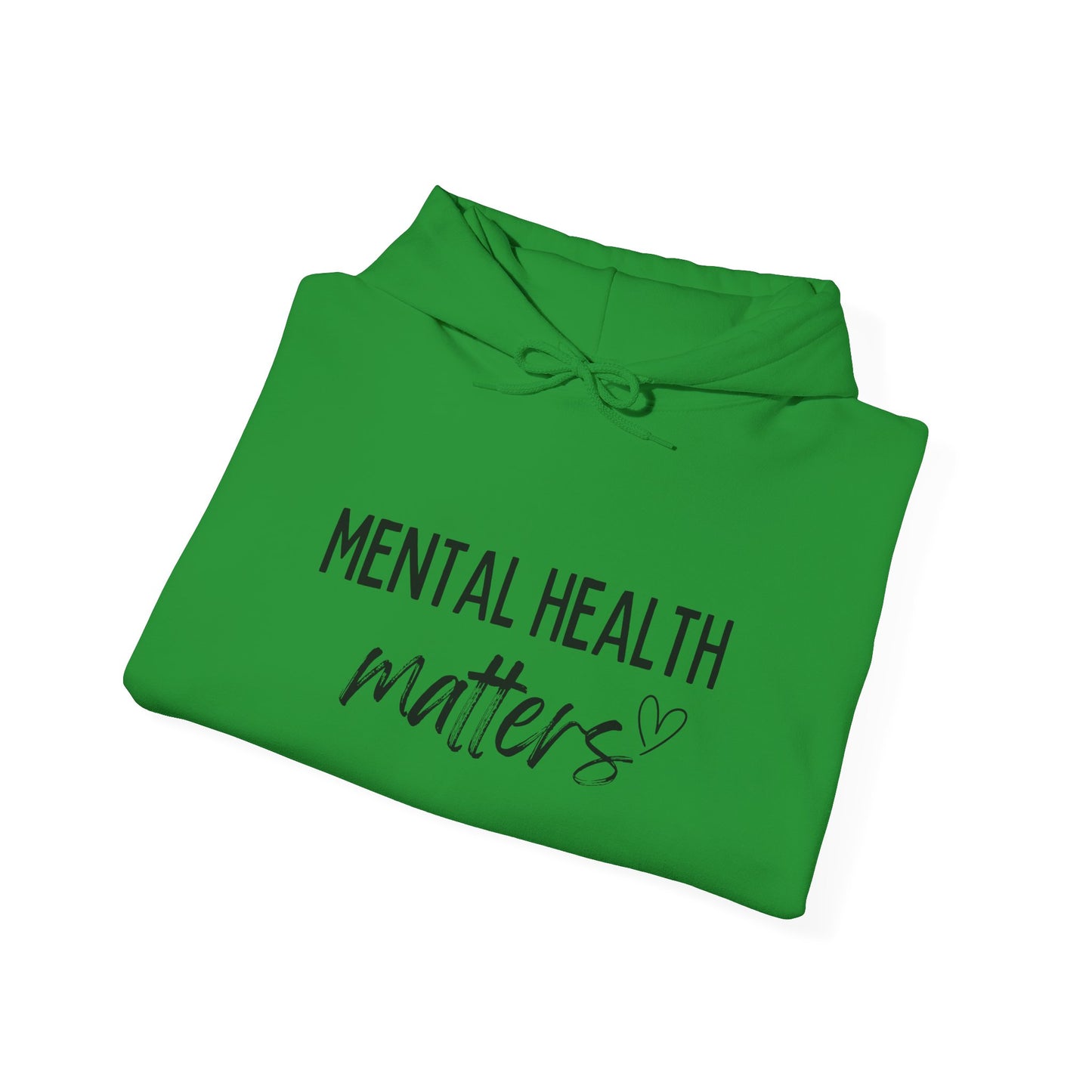 Mental Health Matters Hoodie, Unisex Pullover, Awareness Apparel, Cozy Sweatshirt, Gift for Support, Self-Care Fashion