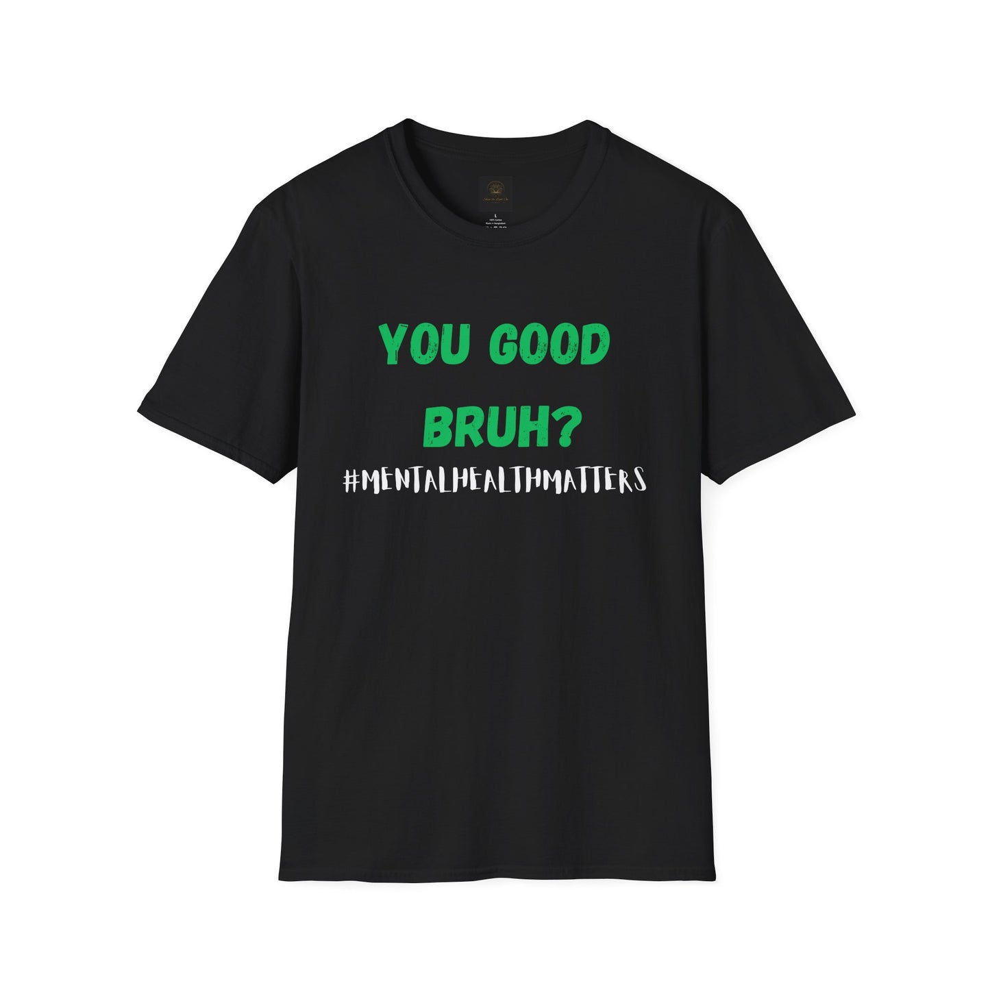 Mental Health Matters T-Shirt, Unisex Softstyle Tee, Casual Wear, Self-Care Apparel, Gift for Friends, Awareness Shirt