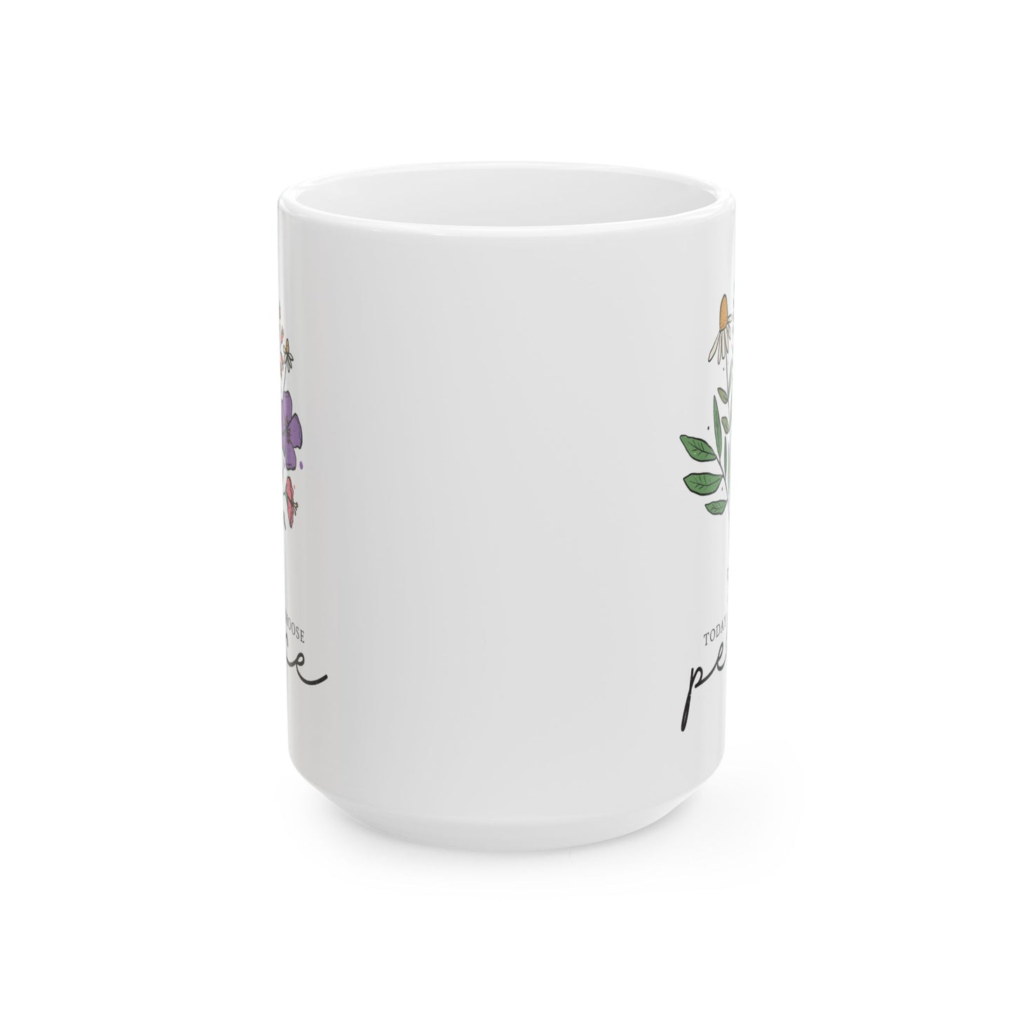 Ceramic I Choose Peace Mug