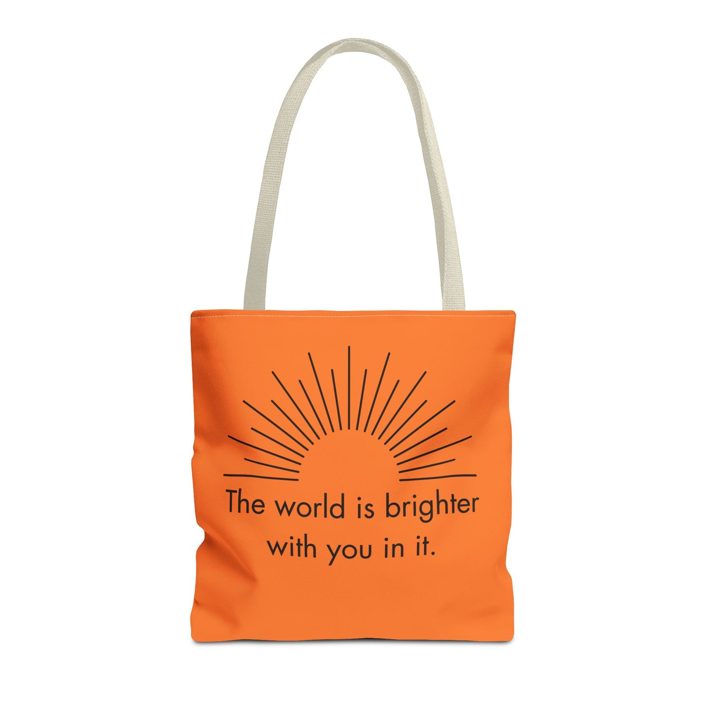 Sunrise Inspiration Tote Bag - Motivational Quote, Beach Bag, Gift for Her, Eco-Friendly Shopping, Summer Vibes