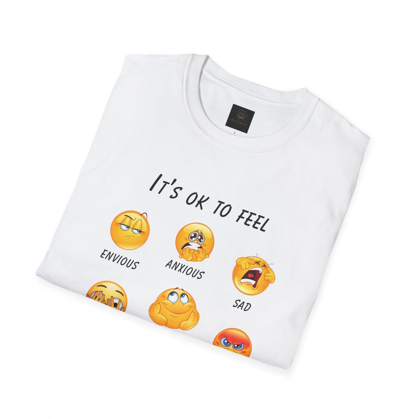 Emotional Awareness T-Shirt, Feelings Tee, Unisex Graphic Tee, Comfortable Everyday Wear, Gift for Friends and Family
