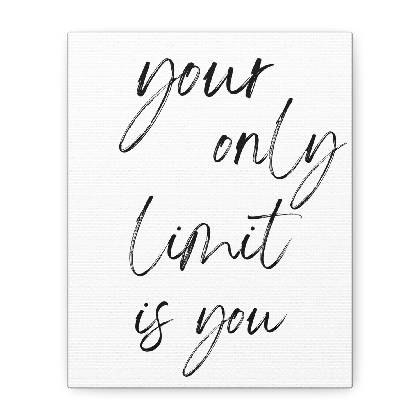 Inspirational Wall Art Canvas Print, Home Decor, Motivational Quote, Gift for Friends, Office Wall Art, Modern Decor