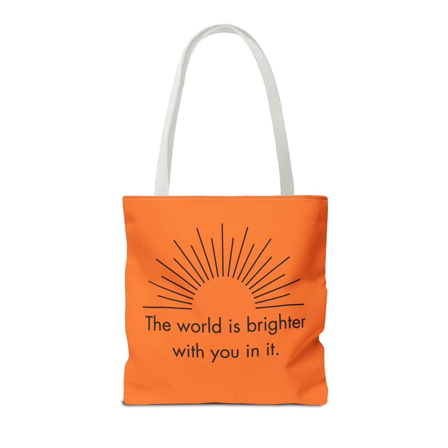 Sunrise Inspiration Tote Bag - Motivational Quote, Beach Bag, Gift for Her, Eco-Friendly Shopping, Summer Vibes