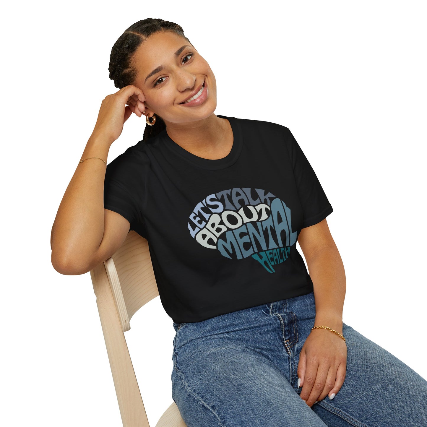 Mental Health Awareness T-Shirt, Unisex Tee for Conversations, Gifts for Mental Health Advocates, Supportive Apparel, Everyday Comfort Wear