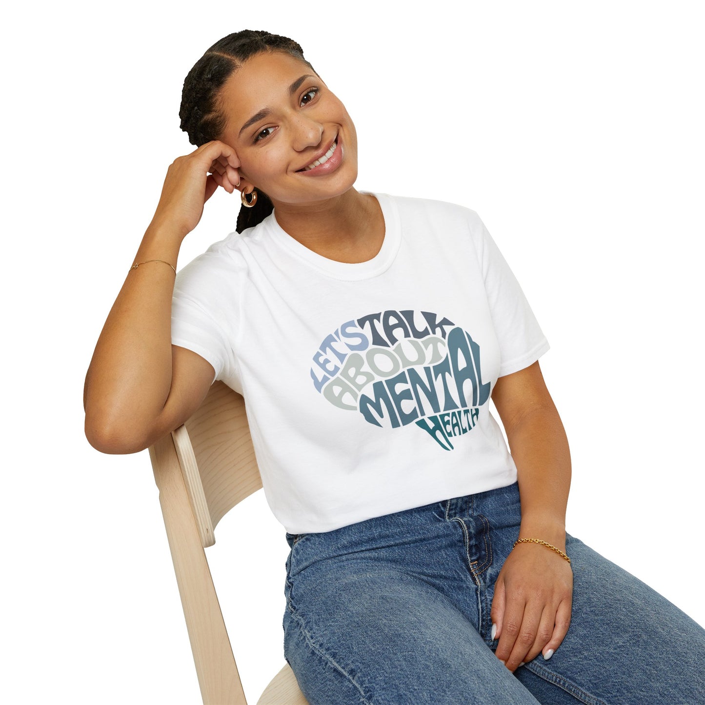Mental Health Awareness T-Shirt, Unisex Tee for Conversations, Gifts for Mental Health Advocates, Supportive Apparel, Everyday Comfort Wear