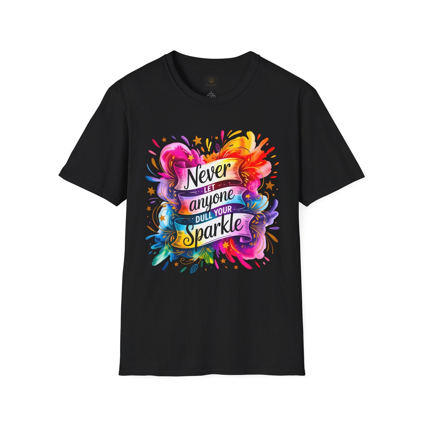 "Never Let Anyone Dull Your Sparkle - Perfect for Gifts, Casual Wear, Celebrations, Pride, Motivation