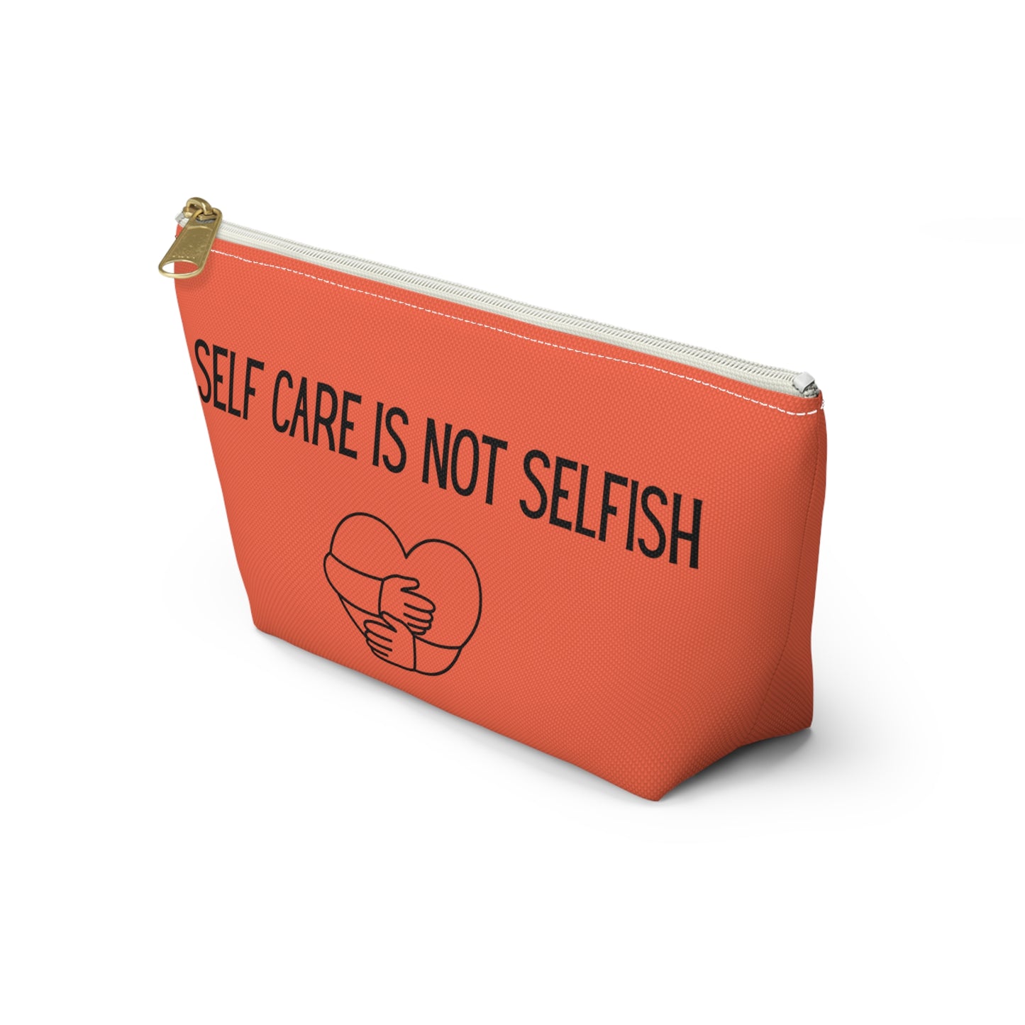 Self-Care Accessory Pouch | Motivational Makeup Bag | Gift for Mindfulness Lovers, Travel Organizer, Self-Love Essentials, Cute Storage