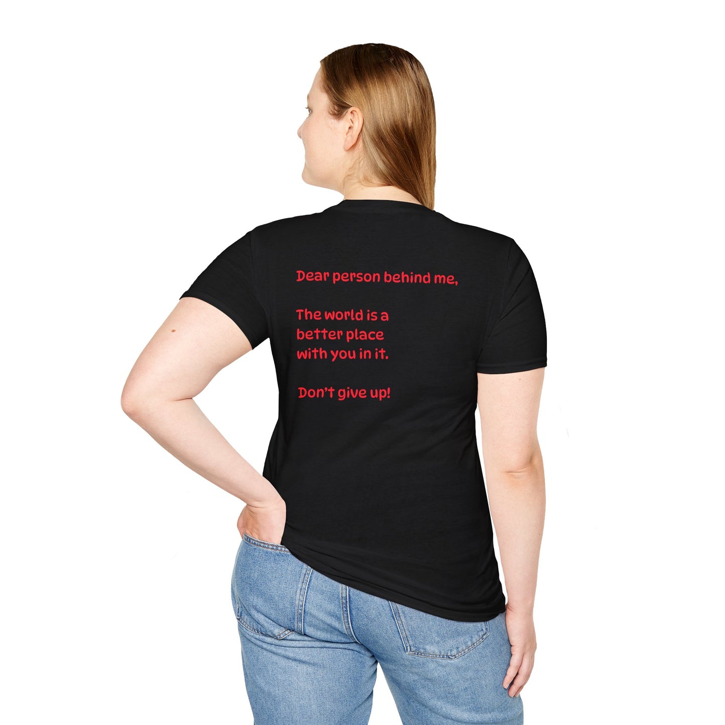 Inspirational Butterfly T-Shirt, Unisex Softstyle Tee, Motivational Shirt, Gift for Friends, Positive Vibes Apparel