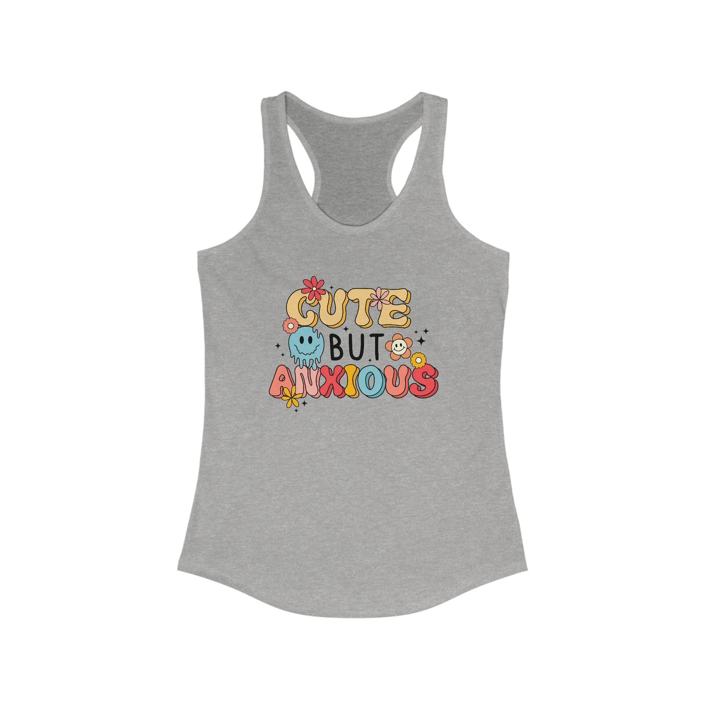 Cute But Anxious Racerback Tank Top
