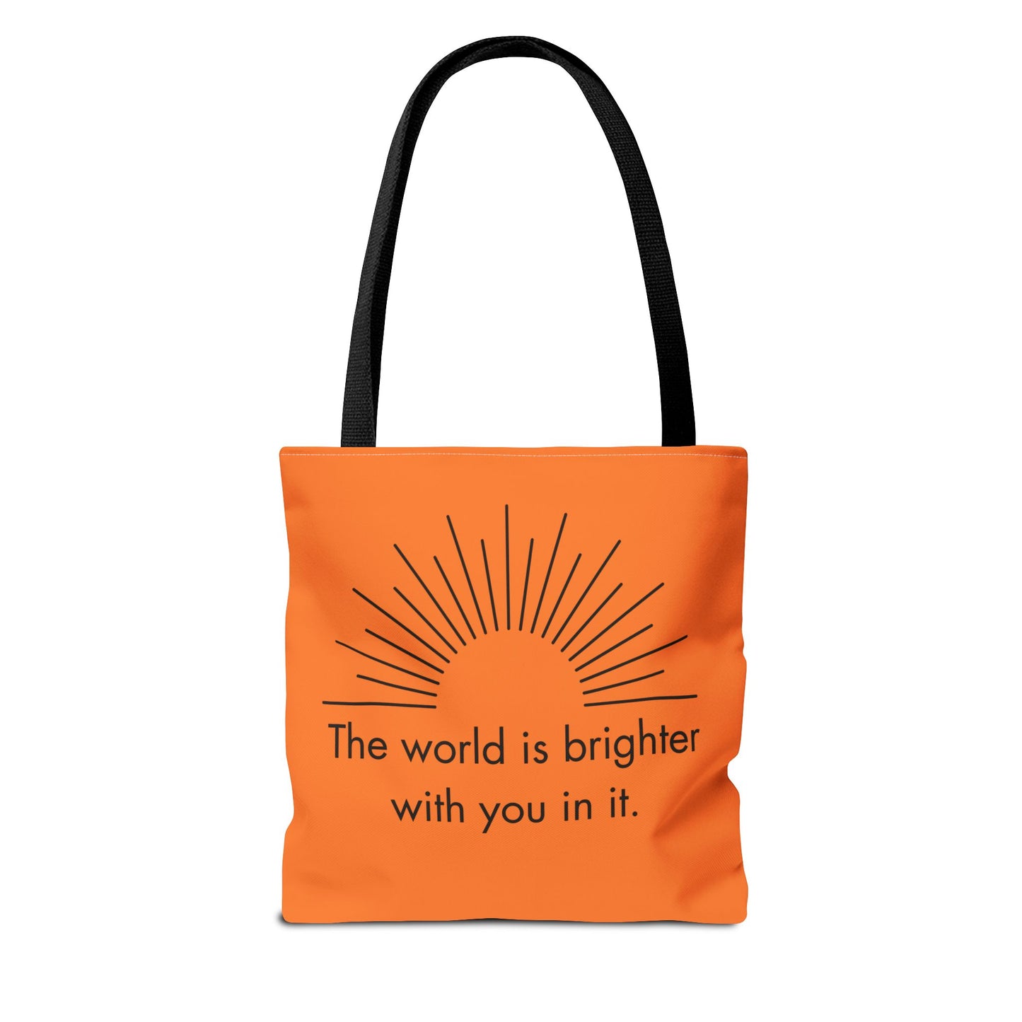 Sunrise Inspiration Tote Bag - Motivational Quote, Beach Bag, Gift for Her, Eco-Friendly Shopping, Summer Vibes