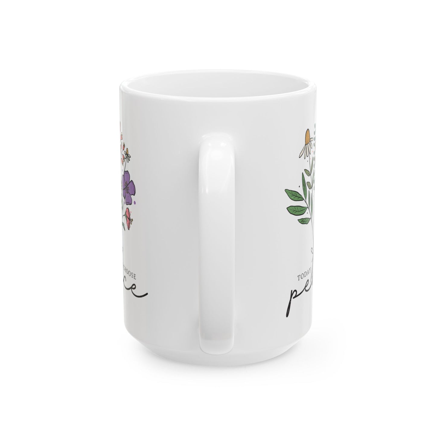 Ceramic I Choose Peace Mug