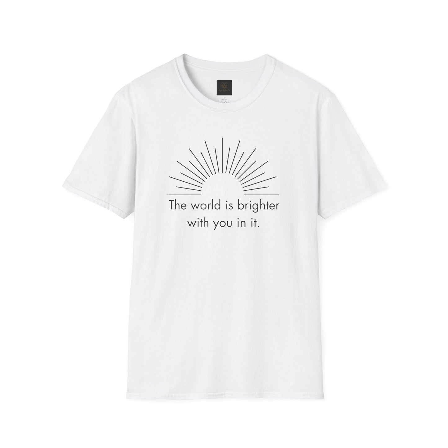 Sunshine Affirmation Unisex T-Shirt, Motivational Tee, Gift for Her, Feel Good Apparel, Inspirational Clothing