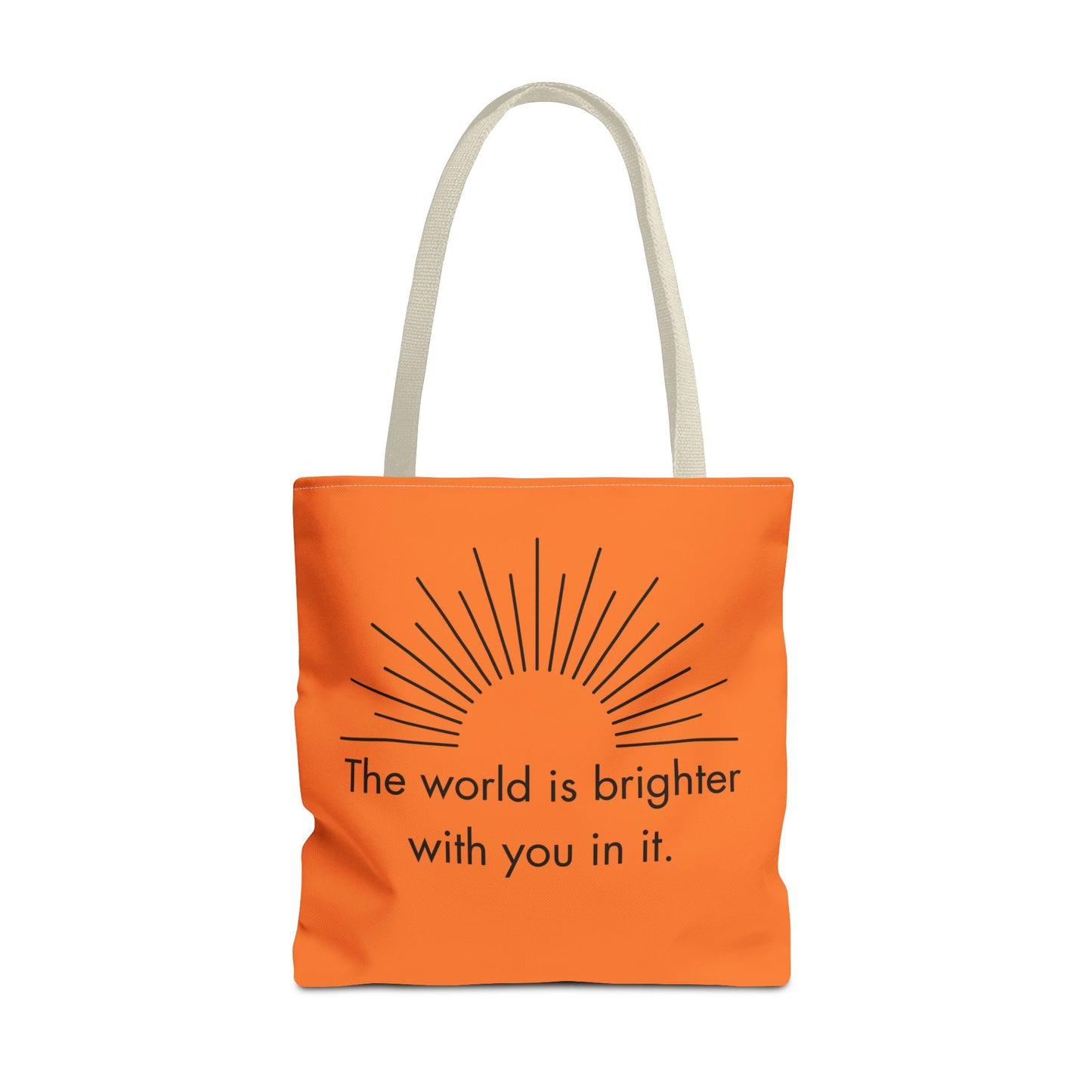 Sunrise Inspiration Tote Bag - Motivational Quote, Beach Bag, Gift for Her, Eco-Friendly Shopping, Summer Vibes