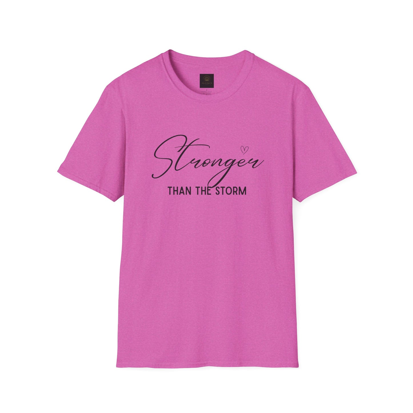 Stronger Than the Storm Motivational Unisex T-Shirt, Inspirational Tee, Gift for Her, Strength Quote Shirt, Uplifting Apparel, Casual Wear