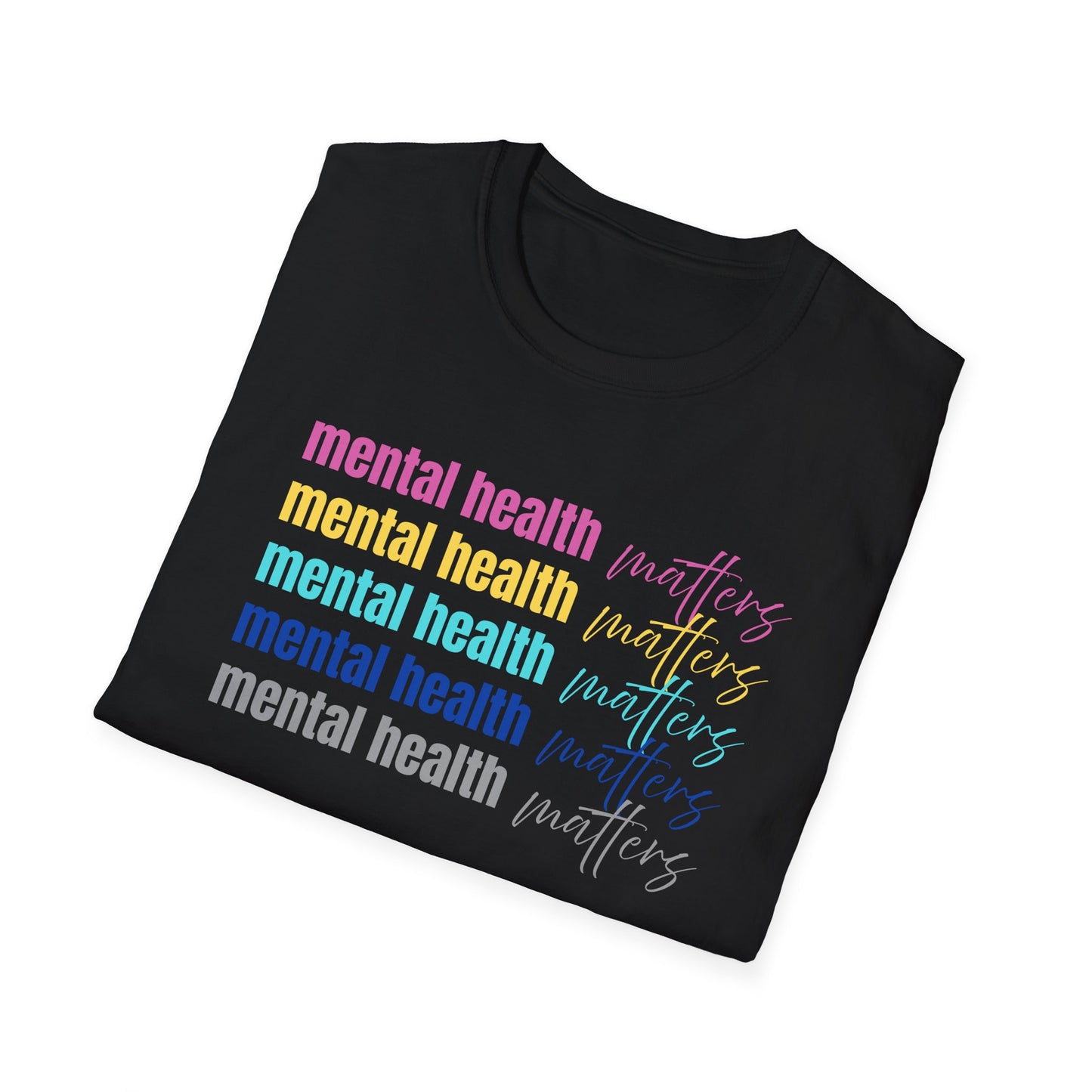Mental Health Awareness Unisex Softstyle T-Shirt