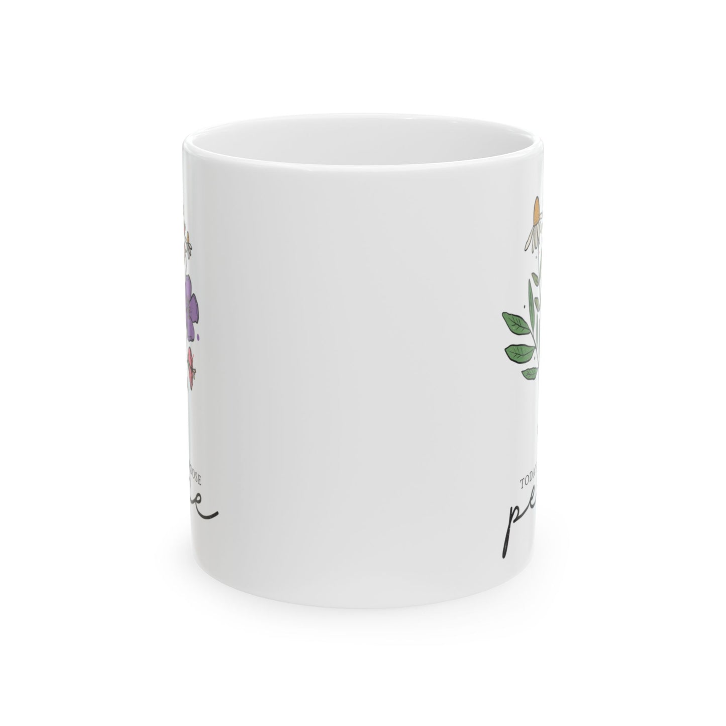 Ceramic I Choose Peace Mug