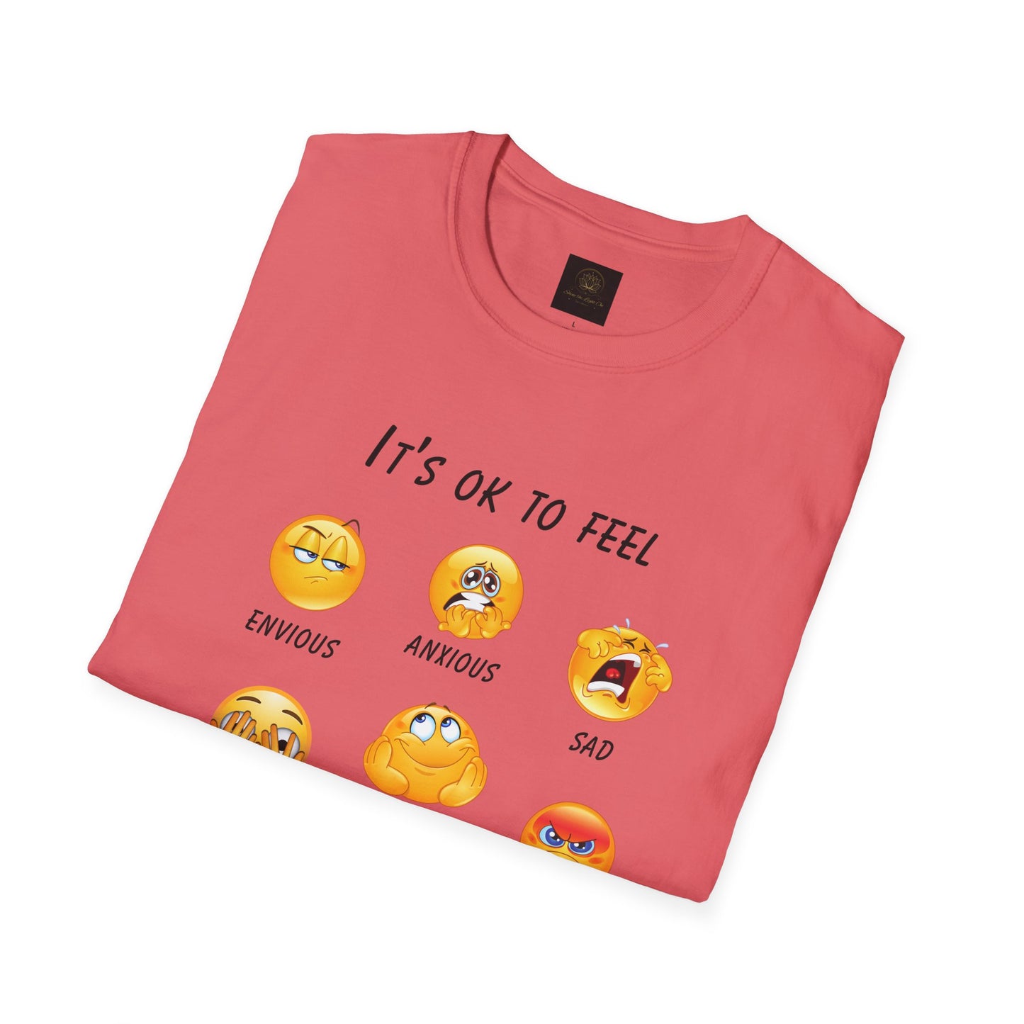 Emotional Awareness T-Shirt, Feelings Tee, Unisex Graphic Tee, Comfortable Everyday Wear, Gift for Friends and Family