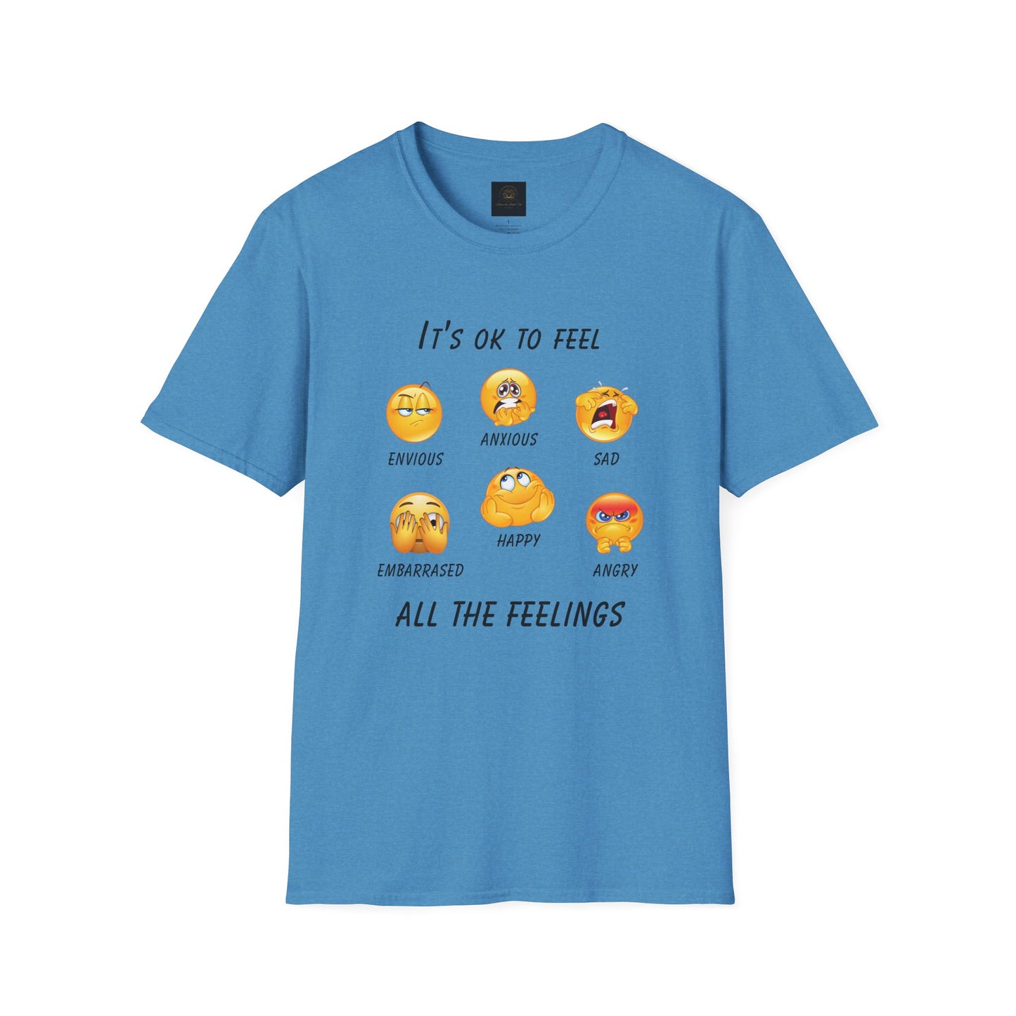 Emotional Awareness T-Shirt, Feelings Tee, Unisex Graphic Tee, Comfortable Everyday Wear, Gift for Friends and Family