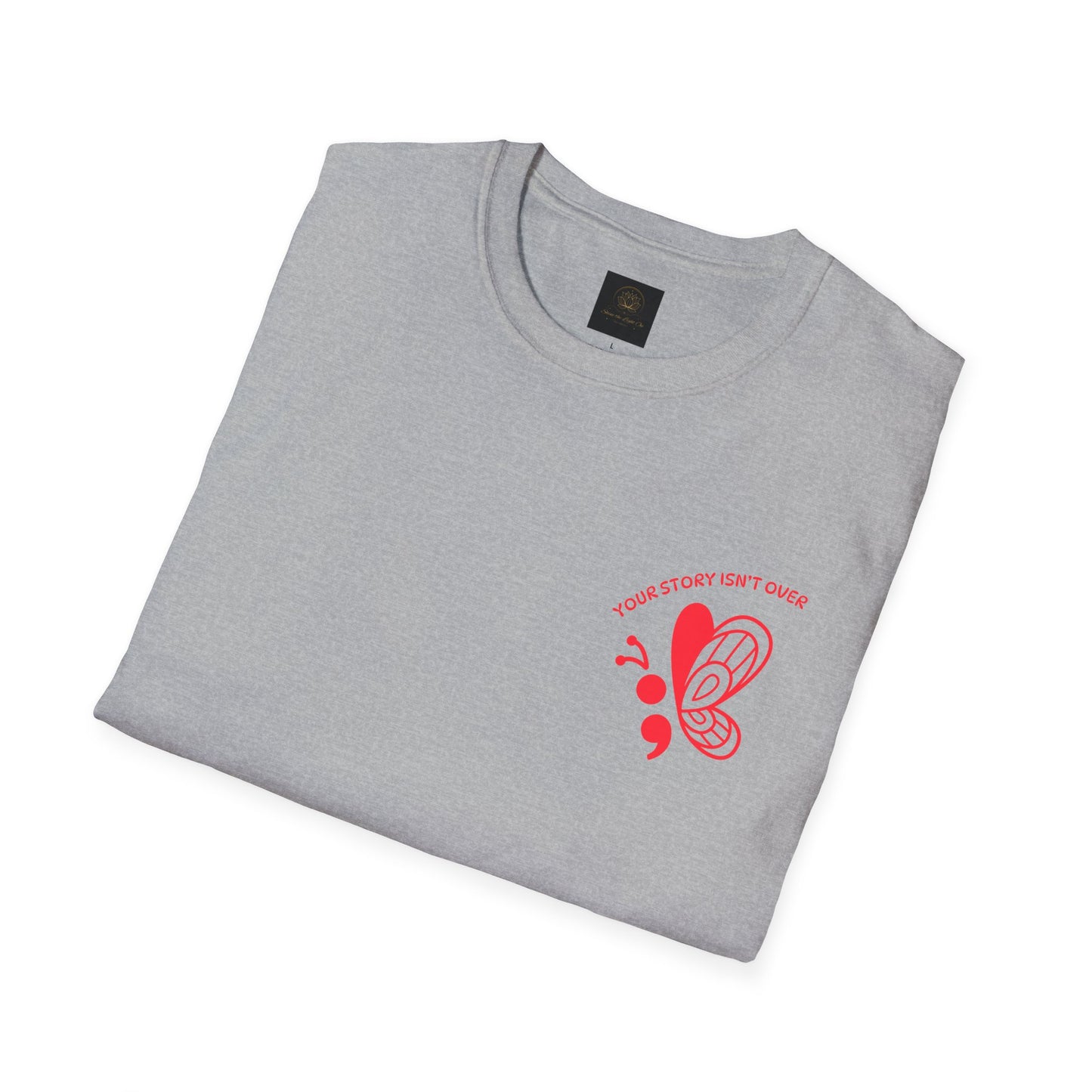 Inspirational Butterfly T-Shirt, Unisex Softstyle Tee, Motivational Shirt, Gift for Friends, Positive Vibes Apparel
