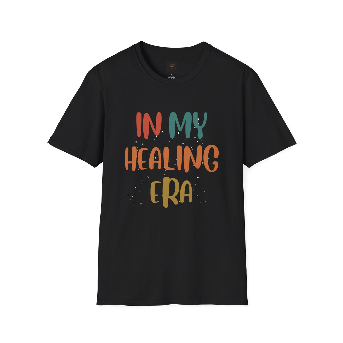 Healing Era Unisex T-Shirt | Empowering Quote Tee, Self-Care Wear, Gift for Friends, Motivational Apparel, Wellness Fashion