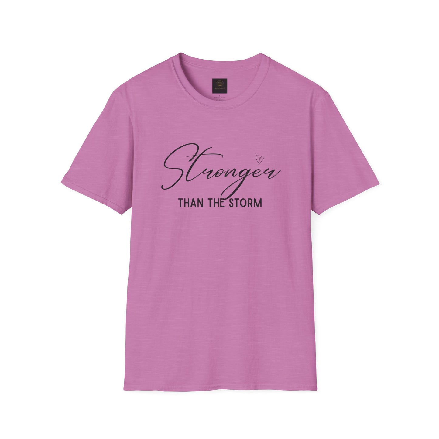 Stronger Than the Storm Motivational Unisex T-Shirt, Inspirational Tee, Gift for Her, Strength Quote Shirt, Uplifting Apparel, Casual Wear