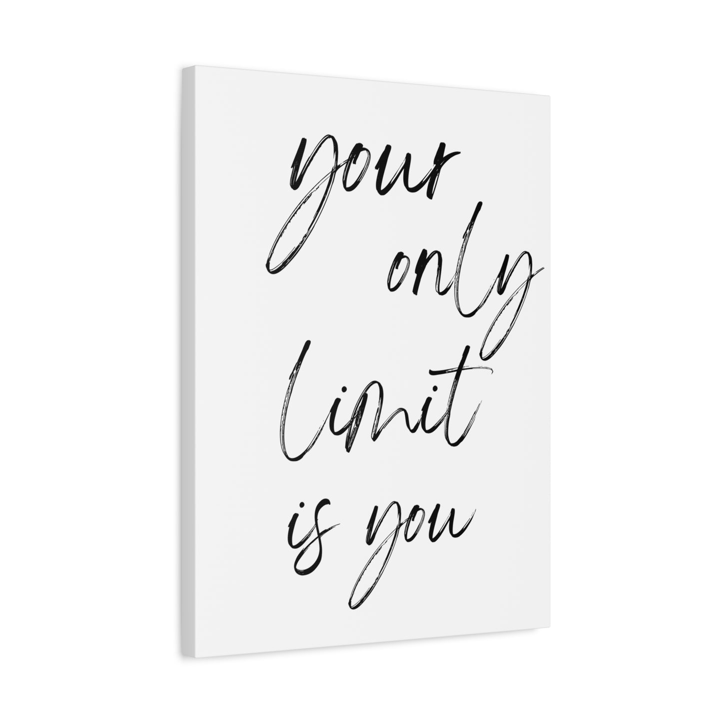 Inspirational Wall Art Canvas Print, Home Decor, Motivational Quote, Gift for Friends, Office Wall Art, Modern Decor