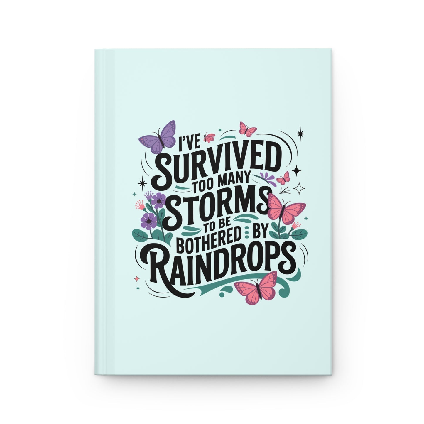 Inspirational Hardcover Journal, Butterfly Design