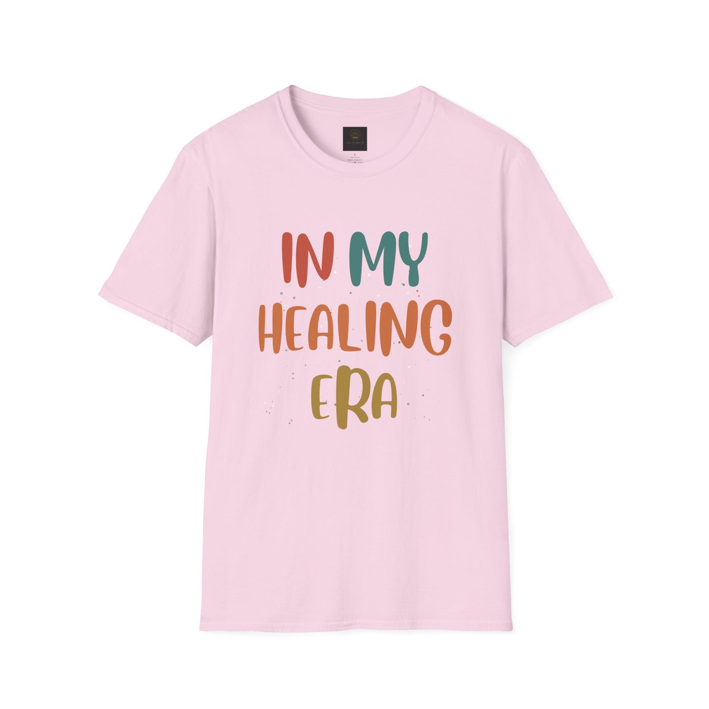 Healing Era Unisex T-Shirt | Empowering Quote Tee, Self-Care Wear, Gift for Friends, Motivational Apparel, Wellness Fashion