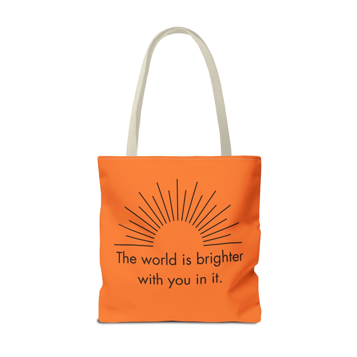 Sunrise Inspiration Tote Bag - Motivational Quote, Beach Bag, Gift for Her, Eco-Friendly Shopping, Summer Vibes