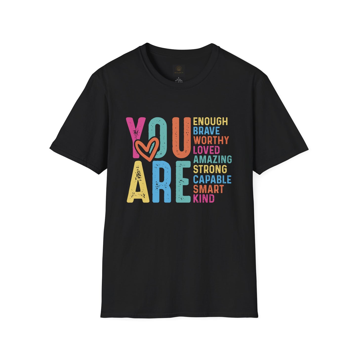 Inspirational Unisex T-Shirt - You Are Enough, Casual Wear
