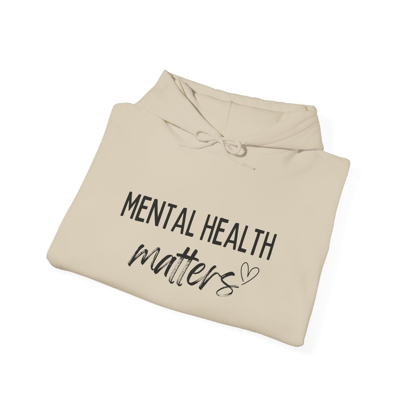 Mental Health Matters Hoodie, Unisex Pullover, Awareness Apparel, Cozy Sweatshirt, Gift for Support, Self-Care Fashion