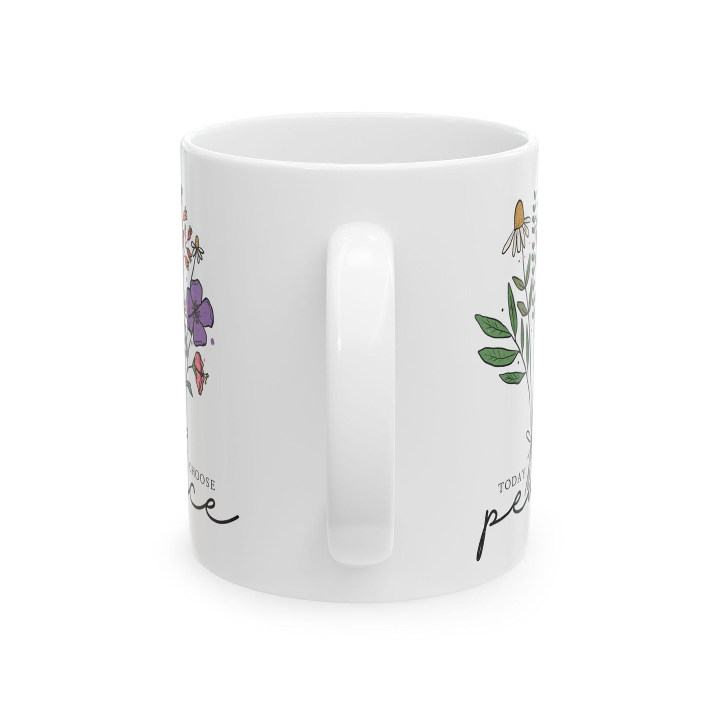 Ceramic I Choose Peace Mug