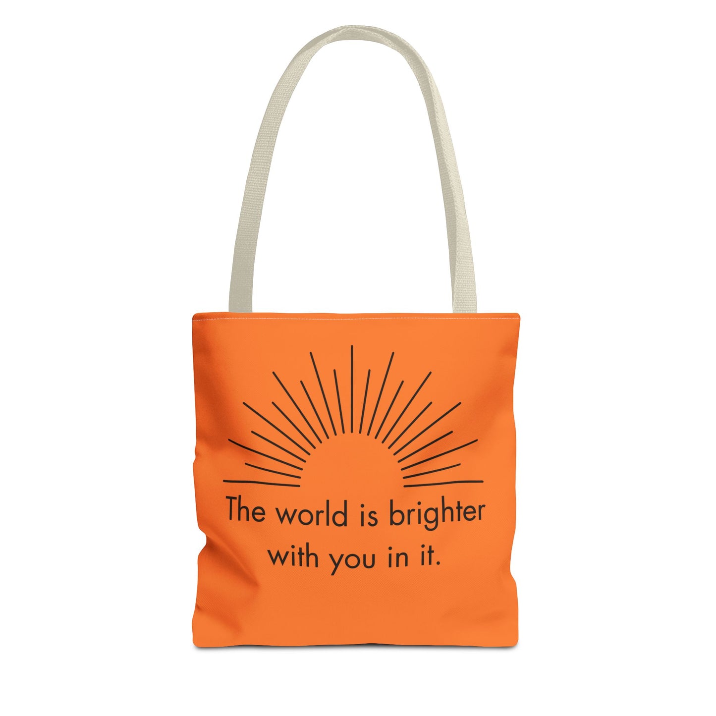 Sunrise Inspiration Tote Bag - Motivational Quote, Beach Bag, Gift for Her, Eco-Friendly Shopping, Summer Vibes