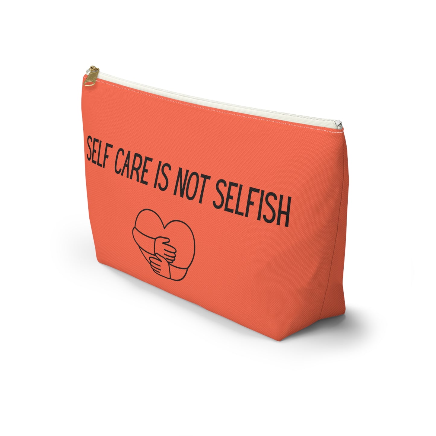 Self-Care Accessory Pouch | Motivational Makeup Bag | Gift for Mindfulness Lovers, Travel Organizer, Self-Love Essentials, Cute Storage