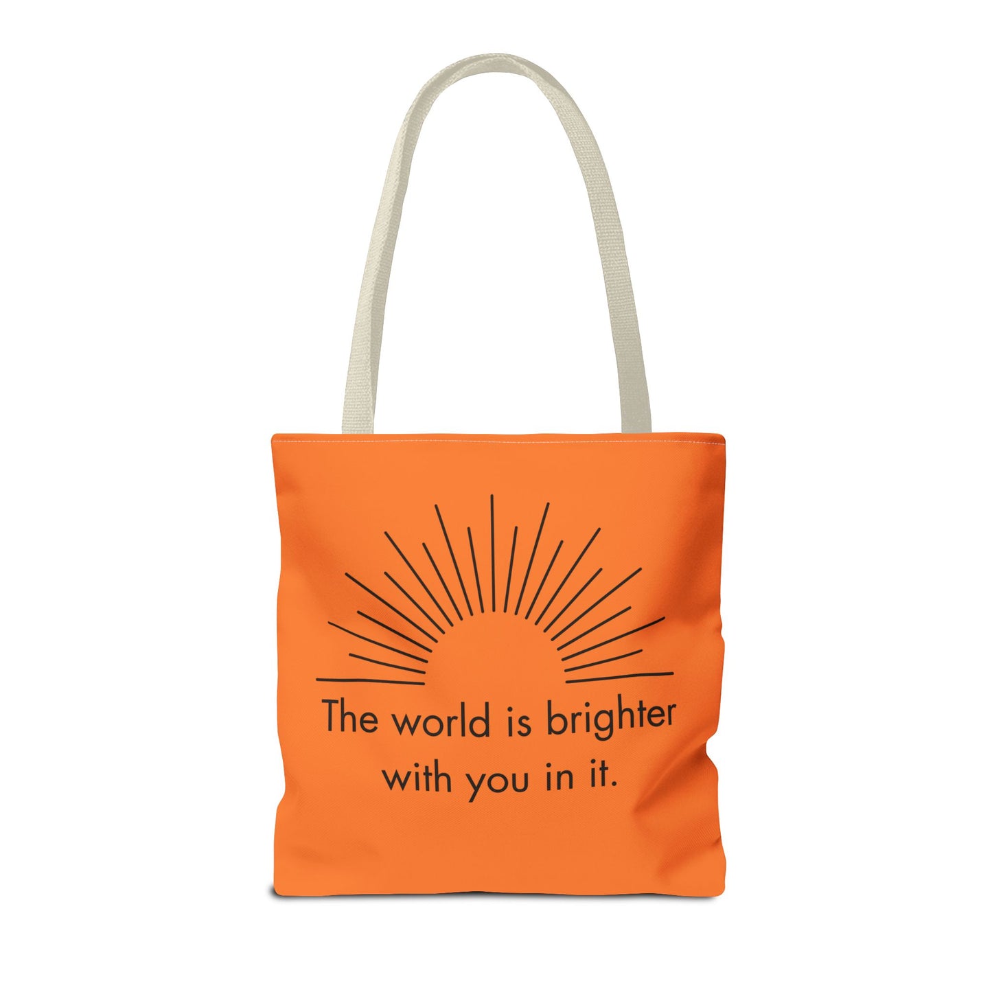 Sunrise Inspiration Tote Bag - Motivational Quote, Beach Bag, Gift for Her, Eco-Friendly Shopping, Summer Vibes