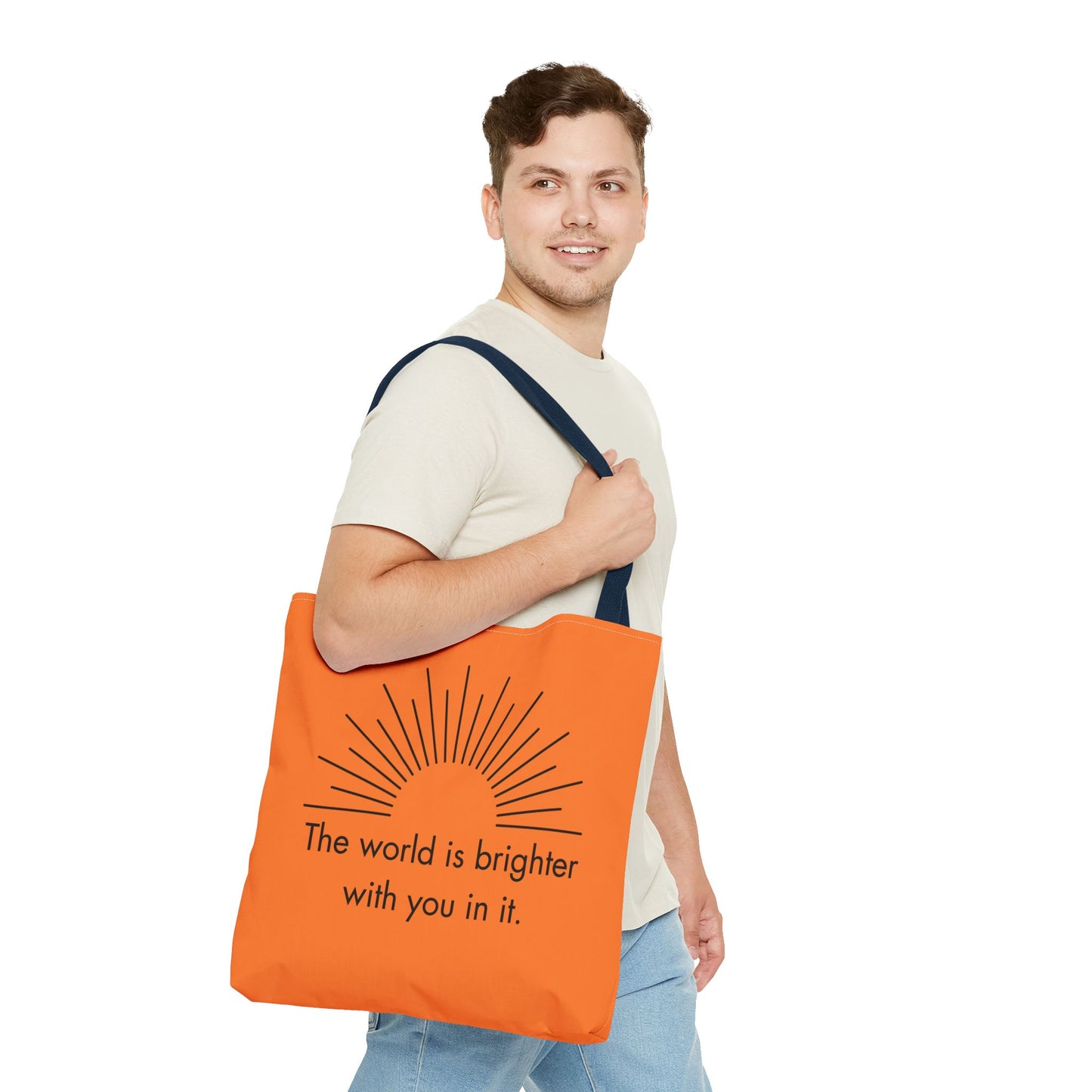 Sunrise Inspiration Tote Bag - Motivational Quote, Beach Bag, Gift for Her, Eco-Friendly Shopping, Summer Vibes