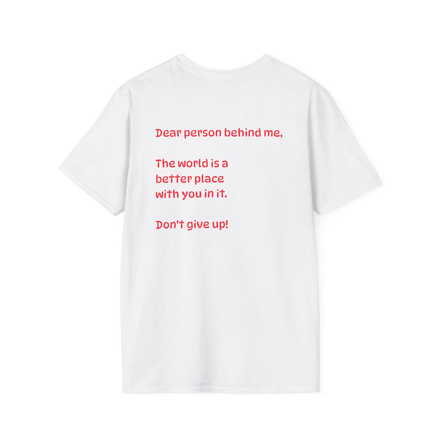 Inspirational Butterfly T-Shirt, Unisex Softstyle Tee, Motivational Shirt, Gift for Friends, Positive Vibes Apparel