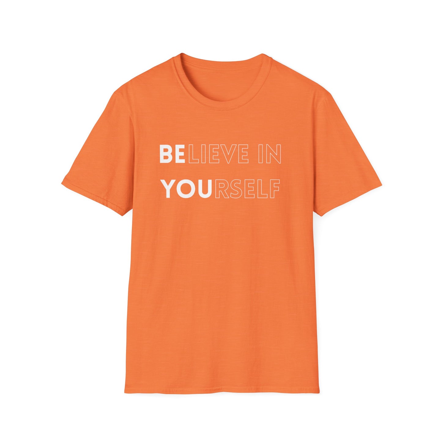 Inspirational Unisex T-Shirt, Motivational Tee, Believe in Yourself, Gift for Friends, Positive Vibes, Casual Wear, Everyday Apparel