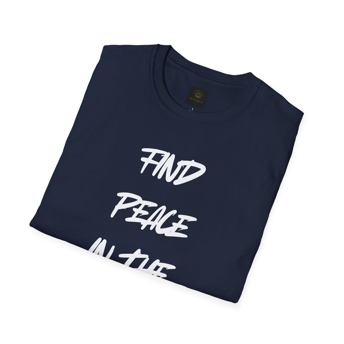 Find Peace in the Pain Unisex Softstyle T-Shirt - Empowering Tee for Mindfulness, Stress Relief, Self-Care, Gift for Friends, [...]