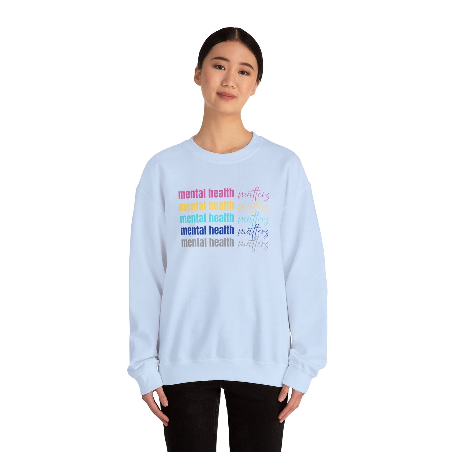 Mental Health Awareness Sweatshirt - Unisex Crewneck, Cozy Gift for Friends, Self-Care, Mental Wellness, Everyday Comfort