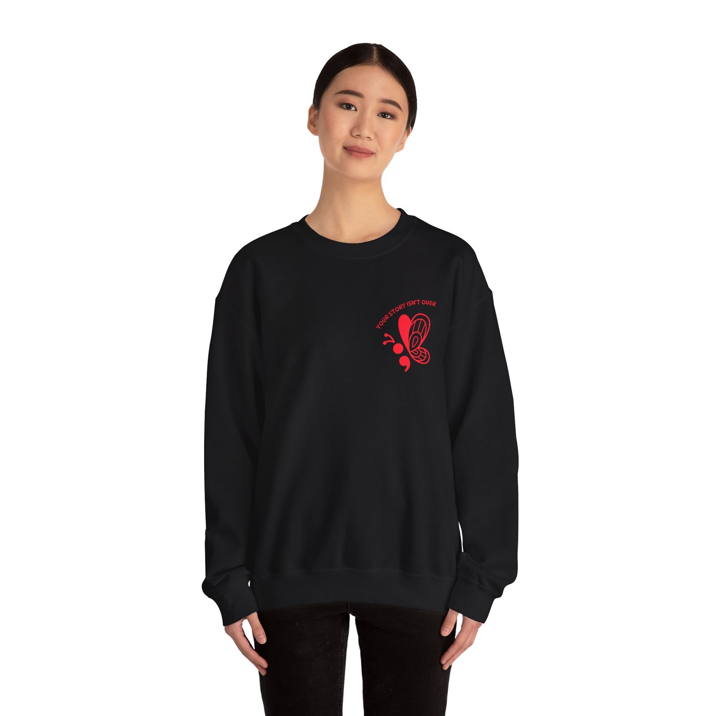 Inspirational Crewneck Sweatshirt with Butterfly Design, Motivational Gift for Friends, Cozy Unisex Sweater for All Occasions, Perfect [...]